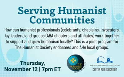 Teleconference: Serving Humanist Communities